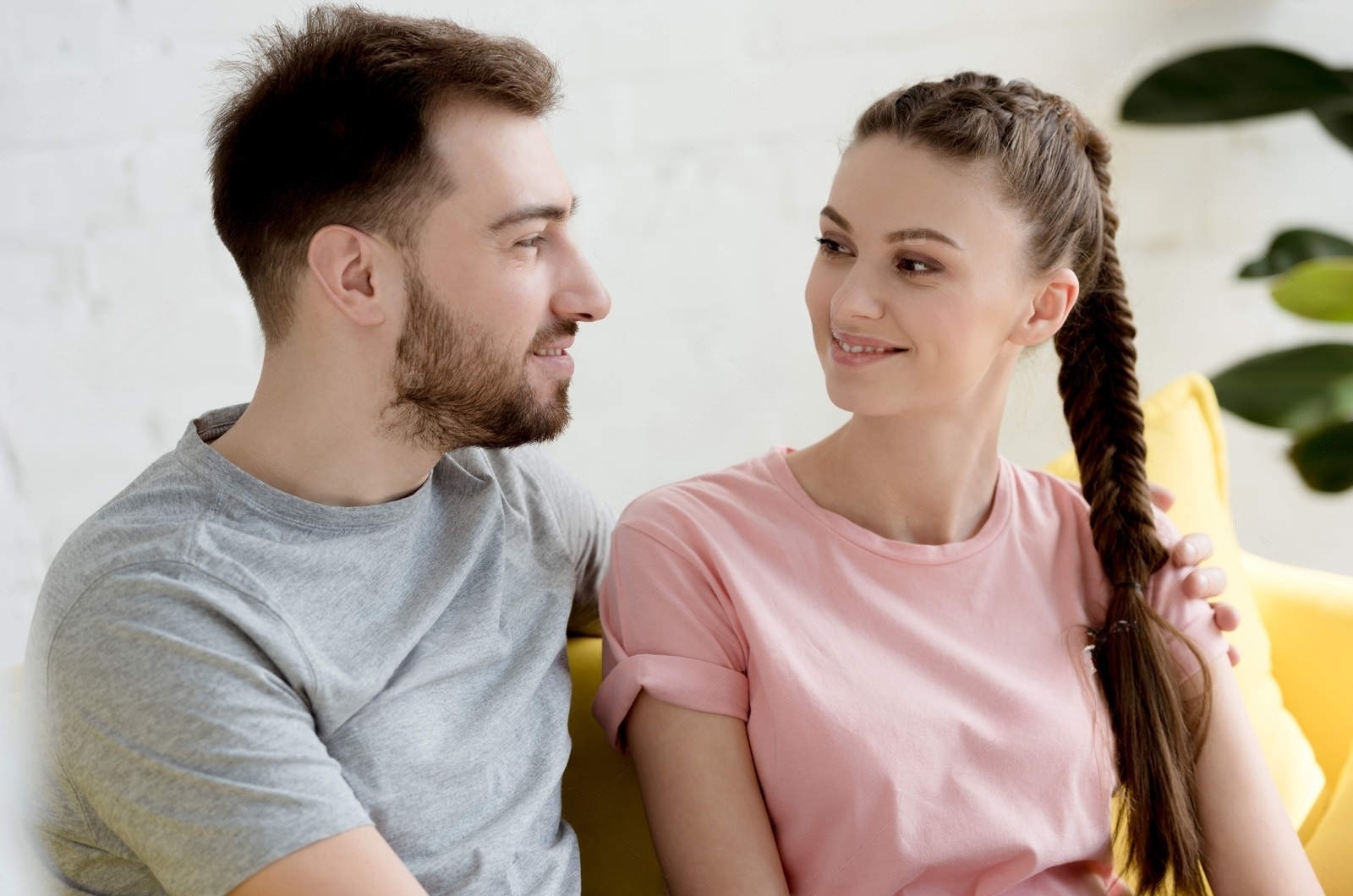 This image depicts a young man and a young woman radiating health and vitality.